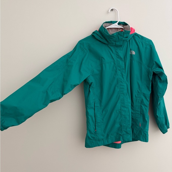 The North Face Kids Turquoise  Raincoat - Picture 3 of 7